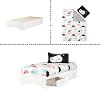 100183 Twin Mates Bed with Night Garden Comforter and Pillowcase - Tiara -5
