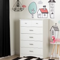 100184 Five-Drawer Chest with Night Garden House in the Hood Wall Decals - Tiara