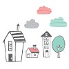 100184 Five-Drawer Chest with Night Garden House in the Hood Wall Decals - Tiara -4
