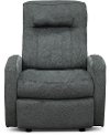 Charcoal Gray Wideseat Manual Rocker Recliner - Skyler-1