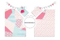 100092 Watermelons and Dots Reversible Twin Comforter and Pillowcase - Dreamit -4