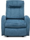 Blue Wideseat Power Rocker Recliner - Skyler