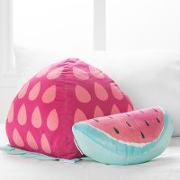 100093 Strawberry & Watermelon Throw Pillows, 2- Pack - Dreamit