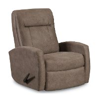 Tan Wideseat Manual Rocker Recliner - Skyler