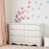 100181 Pure White Double Dresser - Summer Breeze
