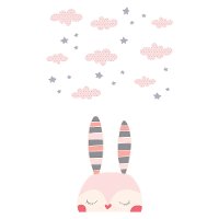 100102 Doudou the Rabbit Wall Decals - Dreamit