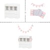 100198 White Changing Table with Runner and Pennant Banner - Savannah-3