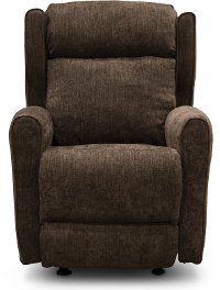 Chocolate Brown Manual Rocker Recliner - Royal