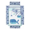 100104 Little Whale 3 Piece Baby Crib Bed Set and Pillow - Dreamit -2
