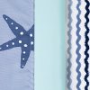 100104 Little Whale 3 Piece Baby Crib Bed Set and Pillow - Dreamit -3