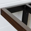 10633 Black Metal Bar Cart on Wheels - City Life-3