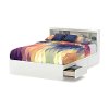 11251 Full Mates Bed With Bookcase Headboard (54 Inch) - Reevo -2