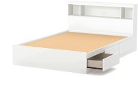 11251 Full Mates Bed With Bookcase Headboard (54 Inch) - Reevo -3