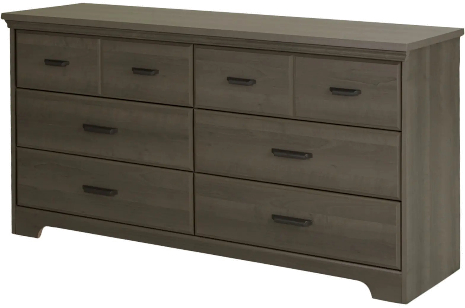 11270 Versa Gray Maple Double Dresser & Nightstand-2
