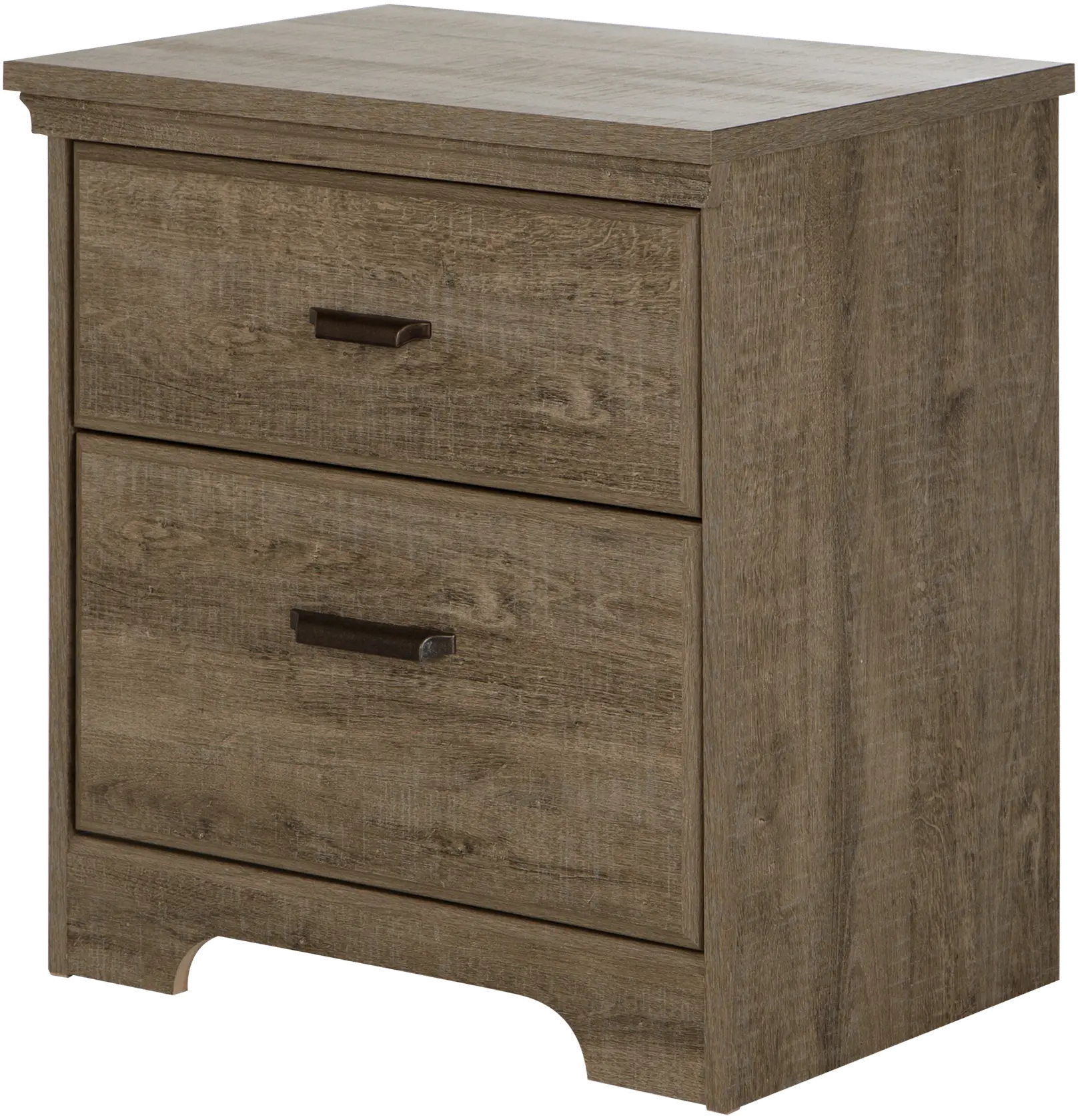 11272 Versa Weathered Oak Double Dresser & Nightstand-2