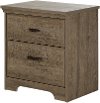 11272 Weathered Oak Double Dresser & Nightstand - Versa-2