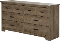 11272 Weathered Oak Double Dresser & Nightstand - Versa-3