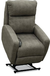 Gray Reclining Power Lift Chair - Primo-2