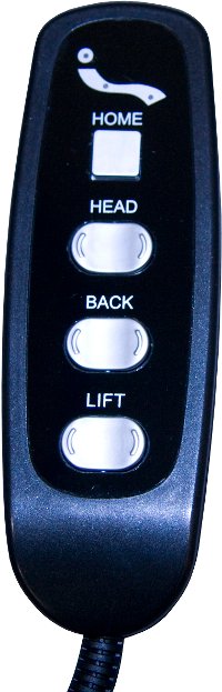 Gray Reclining Power Lift Chair - Primo-5