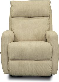 Tan Manual Rocker Recliner - Primo