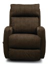 Chocolate Brown Swivel Rocker Recliner - Primo-1