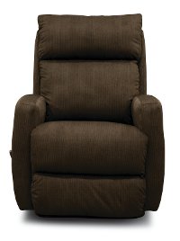 Chocolate Brown Swivel Rocker Recliner - Primo
