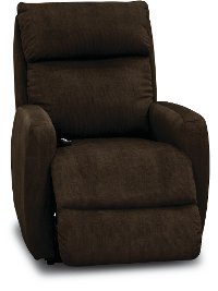 Contemporary Chocolate Brown Power Rocker Recliner - Primo-2