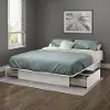 10222 Gramercy White Full-Queen Platform Bed with Drawers