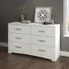 10450 Gramercy Pure White 6-Drawer Double Dresser - South Shore