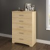 10454 Natural Maple 5-Drawer Chest of Drawers - Gramercy