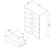10454 Natural Maple 5-Drawer Chest of Drawers - Gramercy-2