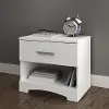 10452 Gramercy Pure White 1-Drawer Nightstand - South Shore