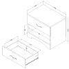 10455 Natural Maple 1-Drawer Nightstand - Gramercy-2