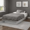 10432 Soft Gray Twin Platform Bed - Libra