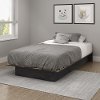 10435 Gray Oak Twin Platform Bed - Libra