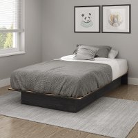 10435 Gray Oak Twin Platform Bed - Libra