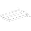 10435 Gray Oak Twin Platform Bed - Libra-3