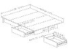 10444 Cherry Full/Queen Platform Bed - Step One-3