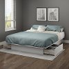 10445 Soft Gray Full/Queen Platform Bed - Step One