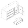10592 Sand Oak Dresser with Door - Savannah-3