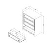 10593 Sand Oak 4-Drawer Chest - Savannah-4
