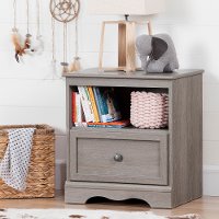 10594 Sand Oak 1-Drawer Nightstand - Savannah