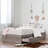 10595 Sand Oak Twin Mates Bed with Drawers - Savannah