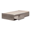 10595 Sand Oak Twin Mates Bed with Drawers - Savannah-2