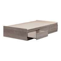10595 Sand Oak Twin Mates Bed with Drawers - Savannah-2