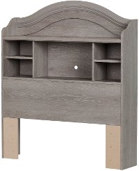 10596 Sand Oak Twin Bookcase Headboard - Savannah