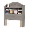 10596 Sand Oak Twin Bookcase Headboard - Savannah-2