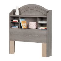 10596 Sand Oak Twin Bookcase Headboard - Savannah-2