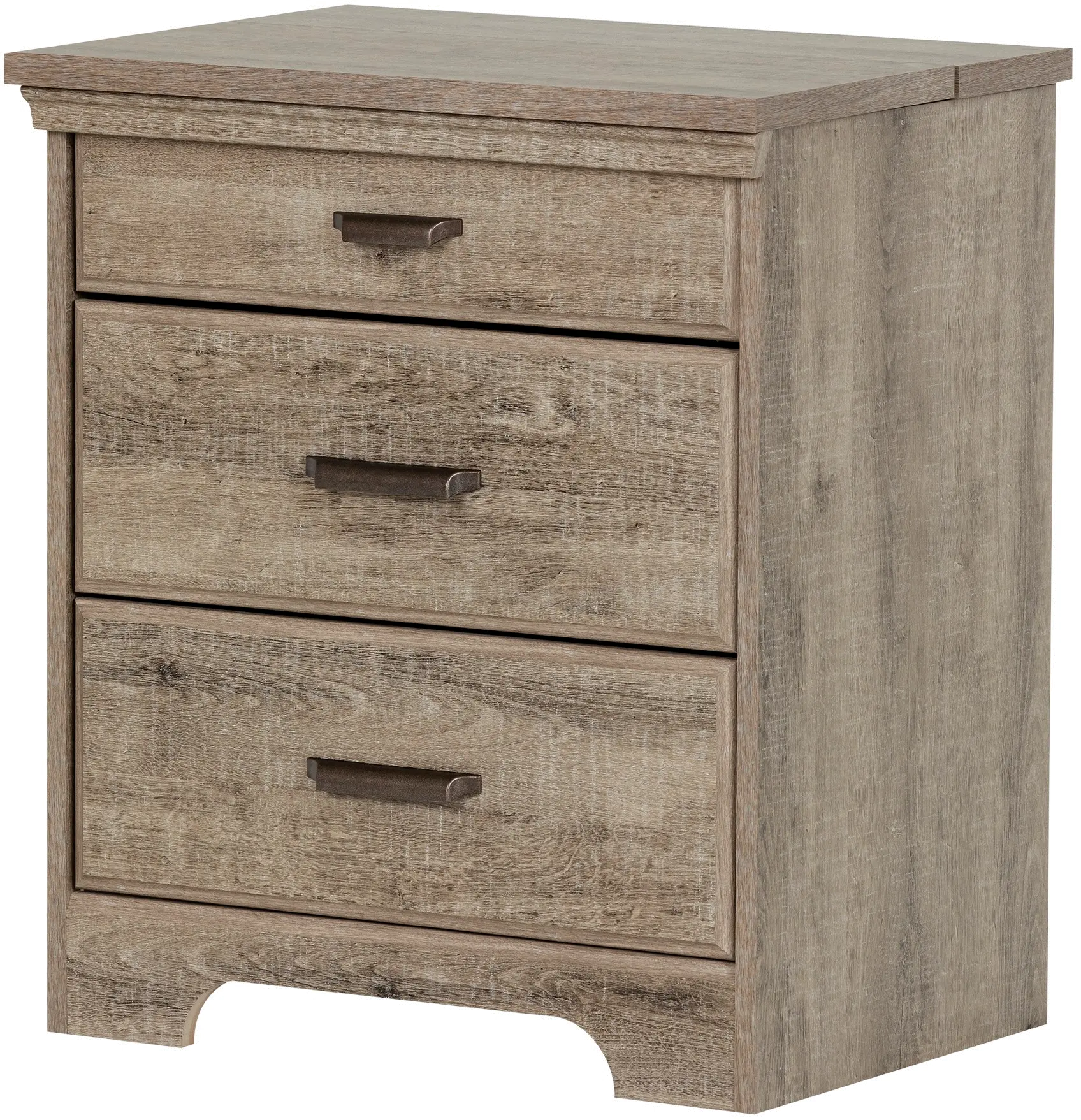 10555 Versa Weathered Oak Nightstand with Charging Station-4
