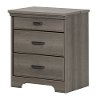 10556 Gray Maple Nightstand with Charging Station - Versa-4